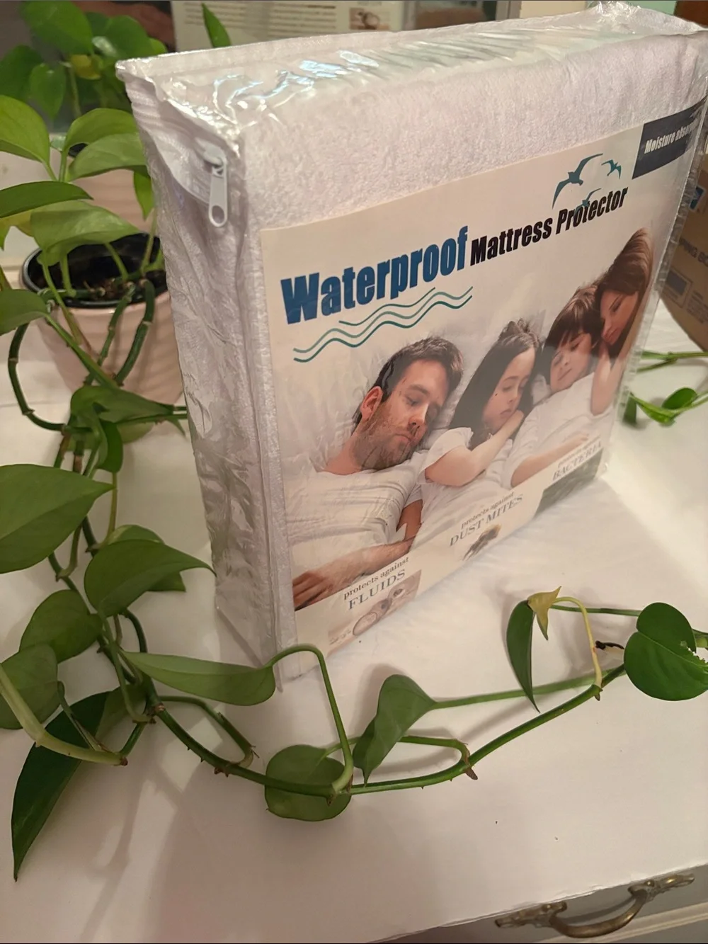 Waterproof Mattress Protector - White